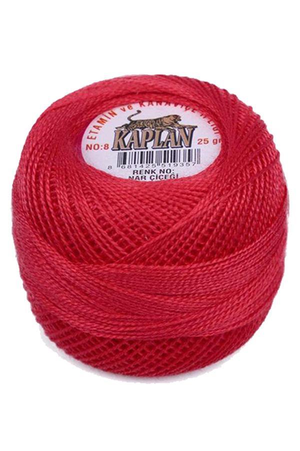 Kaplan Etamin Ve Kanaviçe İpi 8 No Kod/Renk: NAR ÇİÇEĞİ - Royaleks - Image 1