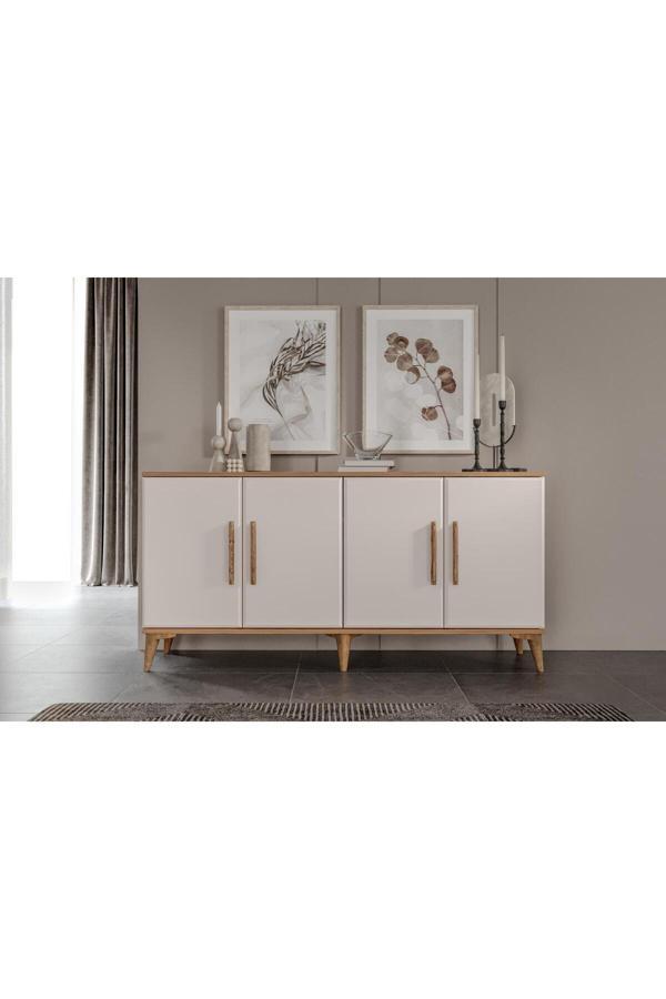 Vns Modüler Serra Mdf Mebran Kapak Bohem Konsol 160 Cm - Image 1