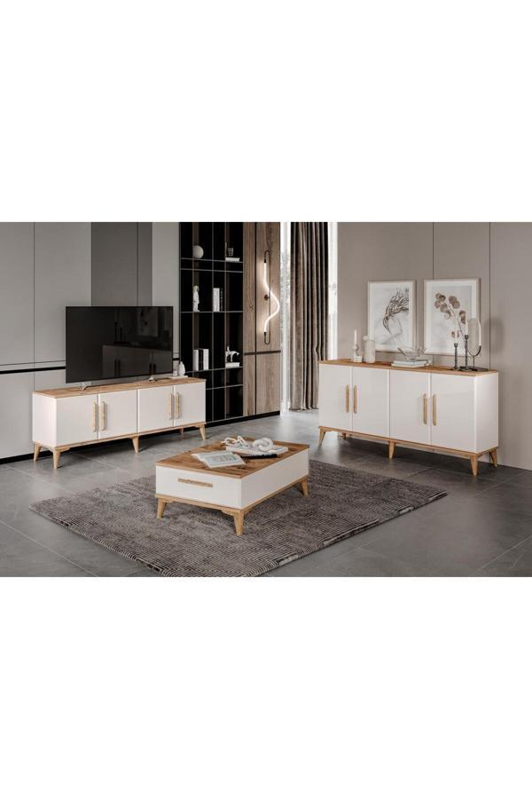 Vns Modüler Smart Selin 3'Lü Salon Set Takımı - Image 1