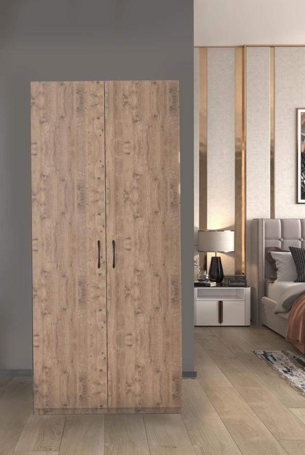 Frey 2 Kapaklı Elbise Dolabı-2 Kapılı Gardırop-Atlantik Çam - Image 1