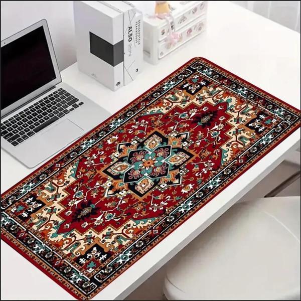 70X30 CM DEKORATİF HALI TEMALI KAYDIRMAZ TABAN SPEED YÜZEY OYUNCU MOUSE PAD GAMİNG - Image 1
