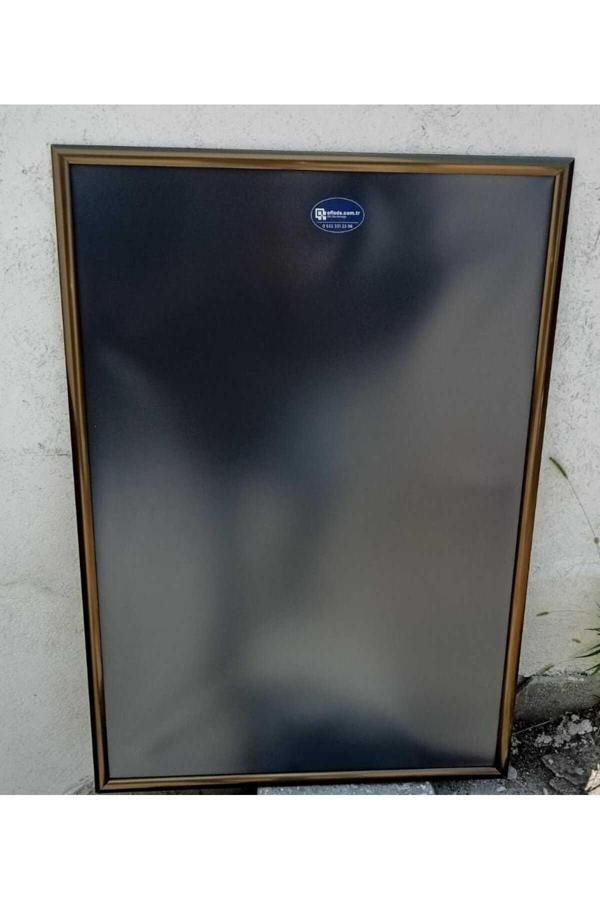 B2 50X70 cm Bronz Gönye Köşe Alüminyum Aç Kapa Çerçeve -BRONZ - Image 1