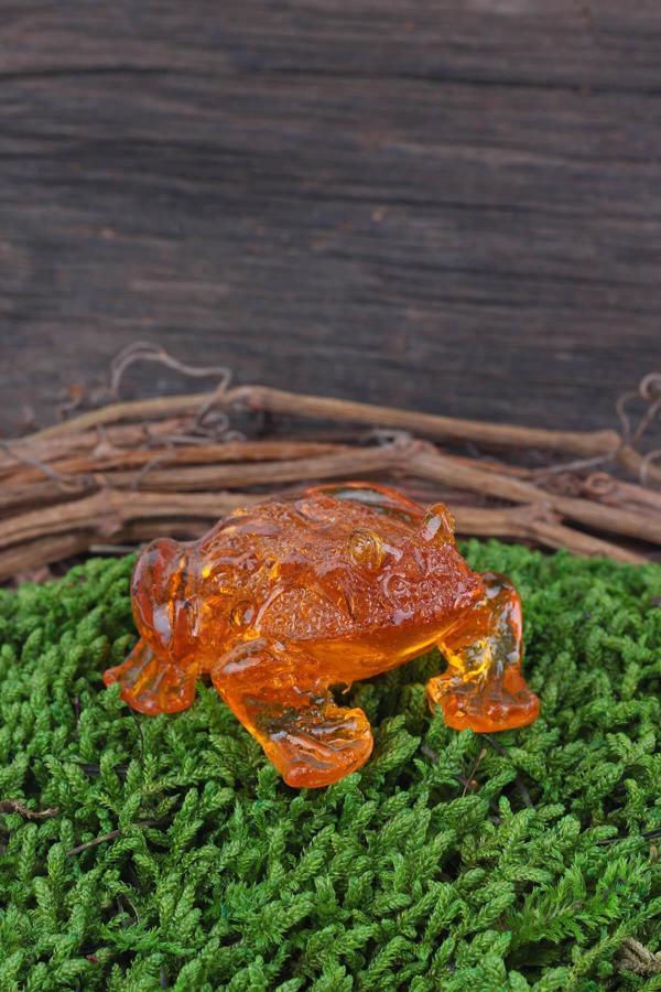 Reçine Kurbağa Figürü (9X4 CM) - 600009 - Image 1