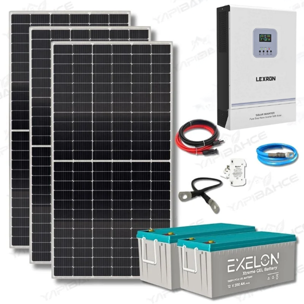 Yapı Solar 4.2 Kw Hazır Solar Enerji Paketi EXE-200-4.2  - Image 1