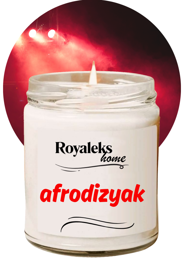 Doğal Özel Seri Kokulu Dekoratif Kavanoz Mum 210 cc - Afrodizyak - RYL - Image 1