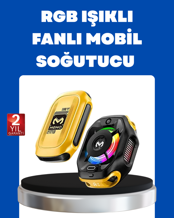 Manyetik Montajlı Dijital Ekranlı Telefon Soğutucu - Image 1