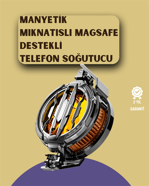 Mobil Oyunlar İçin Serinletici Telefon Fanı | Sessiz Çalışma | Geniş Kıskaçlı Tasarım - Image 1