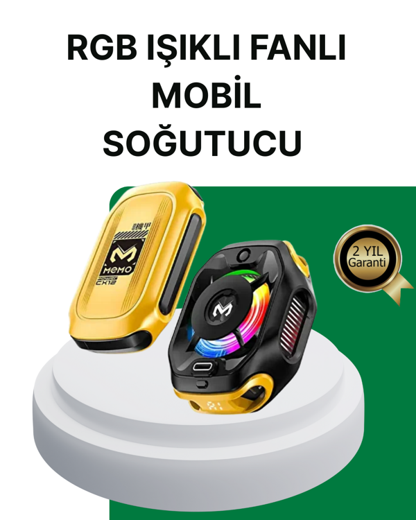 7 Kanatlı Vortex Fanlı Akıllı Telefon Soğutma Aparatı - Image 1