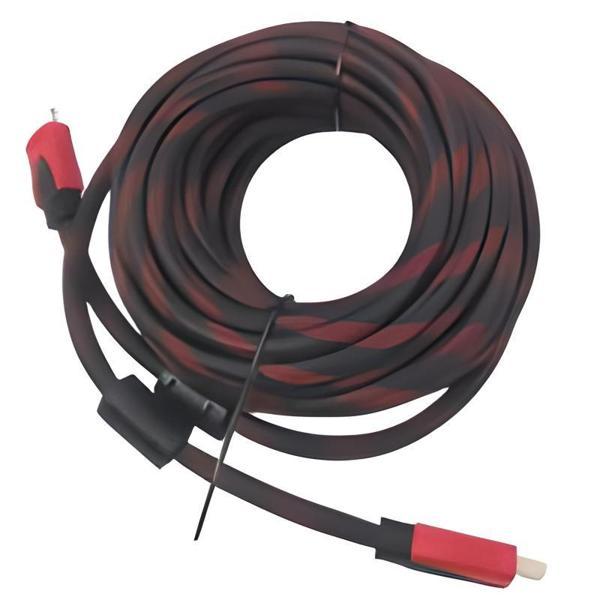 HDMI Kablosu 3 Metre HDTV Bilgisayar Uydu Görüntü Ses Full HD Sargılı Görüntü Aktarma Kablosu - Image 1