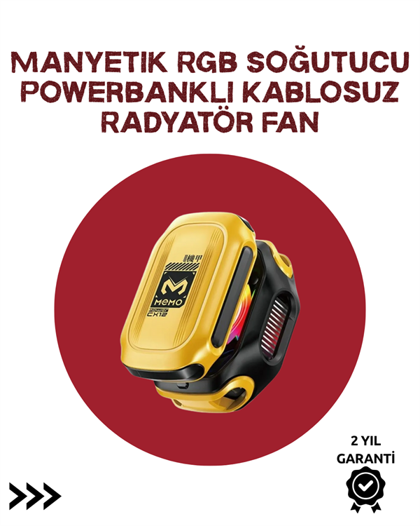 Akıllı Dijital Kontrollü Soğutucu | AI & Standart Mod | 7 Kanatlı Fan Tasarımı - Image 1