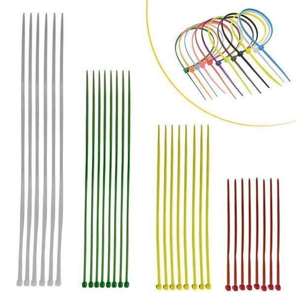 30 Parça Plastik Kablo Kelepçe Seti Kablo Düzenleyici Bağlama Bantları - Image 1