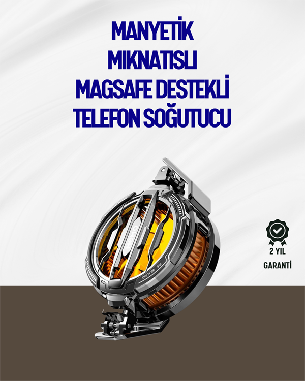 Mıknatıslı ve Aparatlı Montajlı Soğutucu Fan | Her Cihaza Uyumlu | LED Göstergeli - Image 1