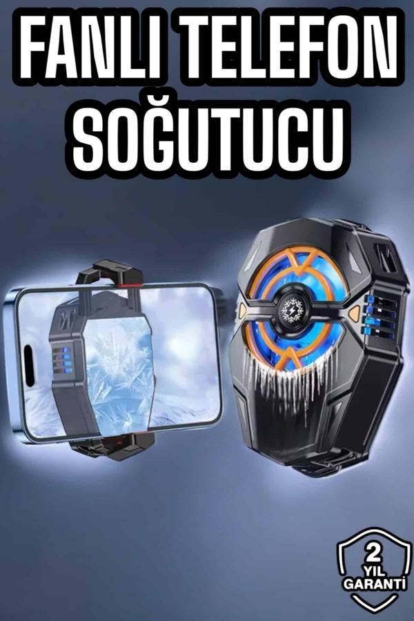 Fanlı Telefon Soğutucu Pervaneli Soğutma Fanı - Image 1