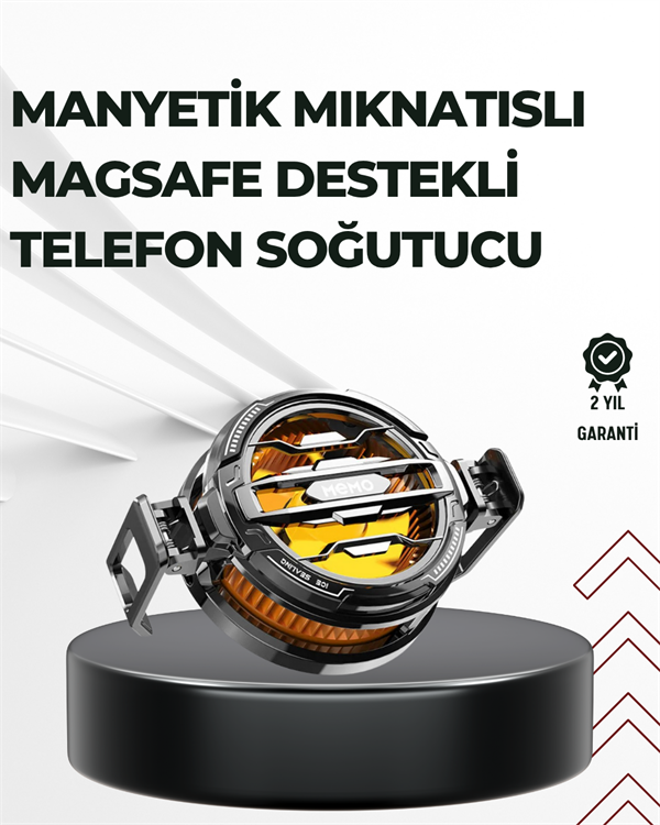 Telefon Soğutucu | LED Işık Efektli | Power Aparatlı | Sessiz ve Taşınabilir Model - Image 1