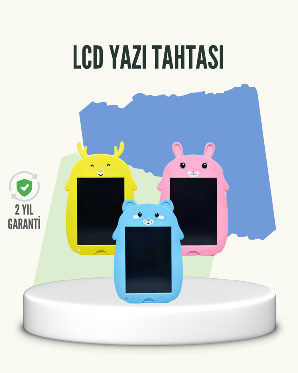 Çocuklar İçin LCD Yazı Tableti | Kilitli ve Göz Yormayan Ekran - Image 1