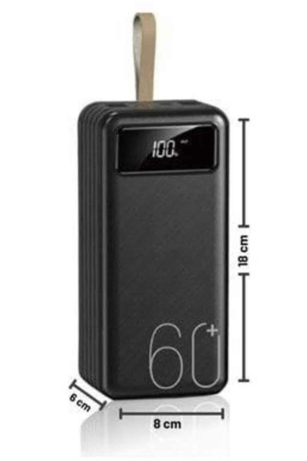 Powerbank Yüksek Kapasiteli 60.000 Mah Hızlı Şarj Şarj Özellikli Batarya - Image 1