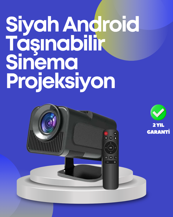 HDMI, USB ve Kulaklık Girişli Çoklu Bağlantı Seçenekli Projektör - Image 1