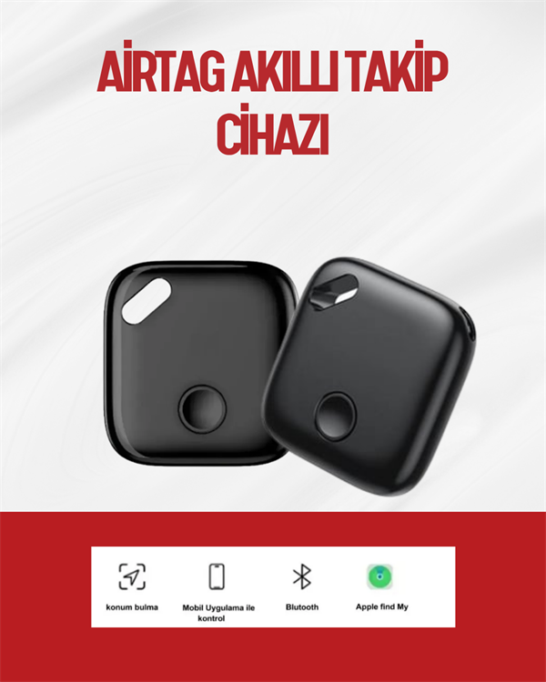 iOS & Android Uyumlu Smart Tag | Uzun Pil Ömrü | Bul Uygulaması ile Entegre Akıllı Takip Cihazı - Image 1