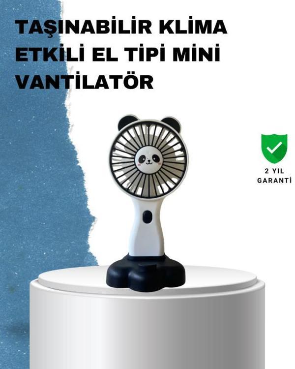 Şarj Edilebilir Taşınabilir Mini Vantilatör – USB Uyumlu - Image 1