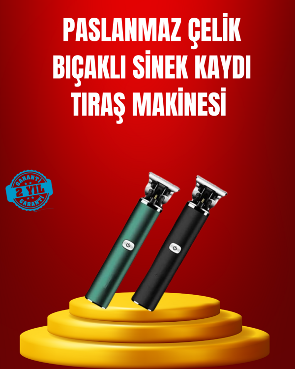 Ergonomik Tasarımlı Dayanıklı Metal Gövdeli Saç Kesme Makinesi - Image 1