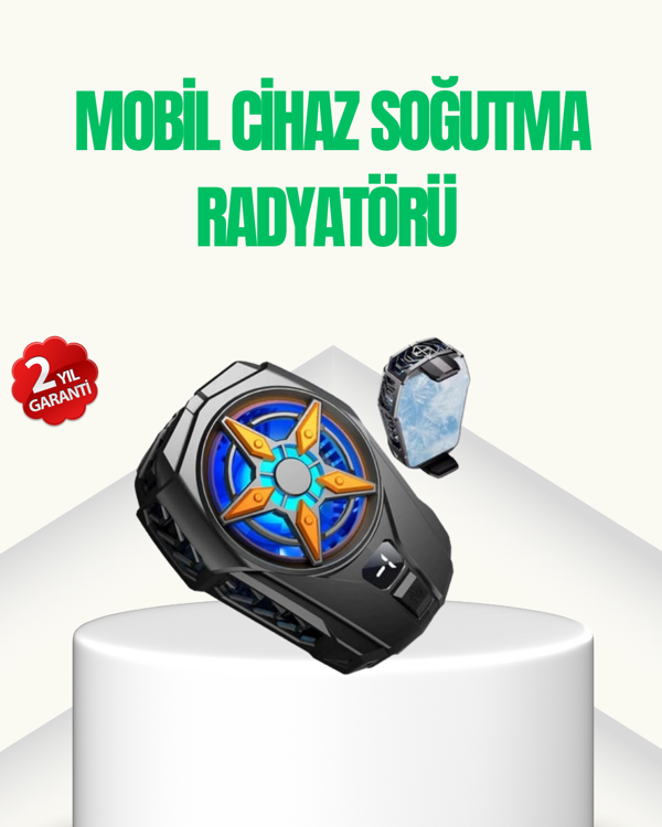 Oyunlar İçin Güçlü Telefon Soğutucu Fan Dijital Ekranlı - Image 1