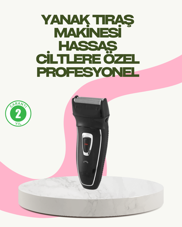 Darbelere Dayanıklı Kablosuz Erkek Tıraş Aleti - Image 1