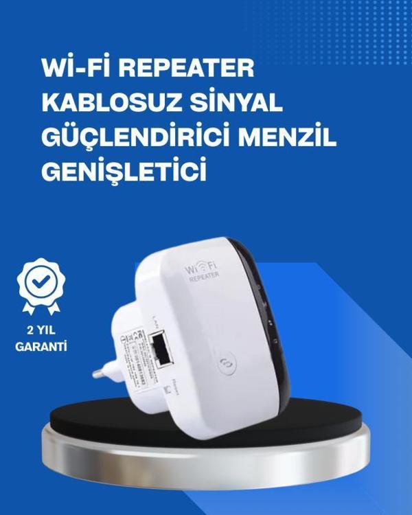 2.4GHz WiFi Tekrarlayıcı Router – WPS Destekli Kablosuz Ağ Genişletici - Image 1