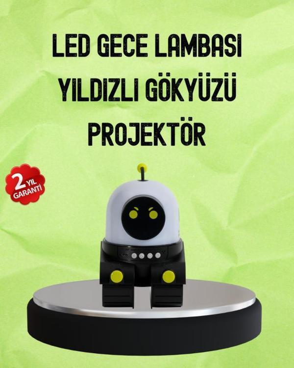 Bluetooth Bağlantılı Yüksek Çözünürlüklü Galaksi Projektör - Image 1