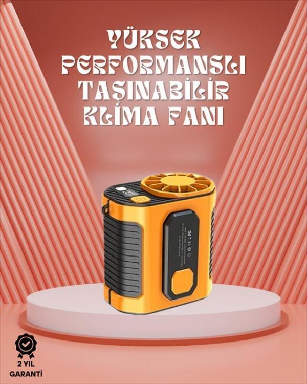 Sessiz Turbo Fan – Kamp, Spor, Ofis İçin Taşınabilir Mini Soğutucu - Image 1