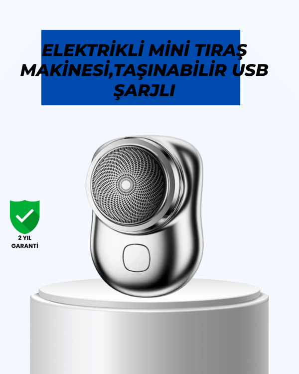 Mikro titreşim motorlu, düşük sesli, USB girişli tıraş makinesi - Image 1