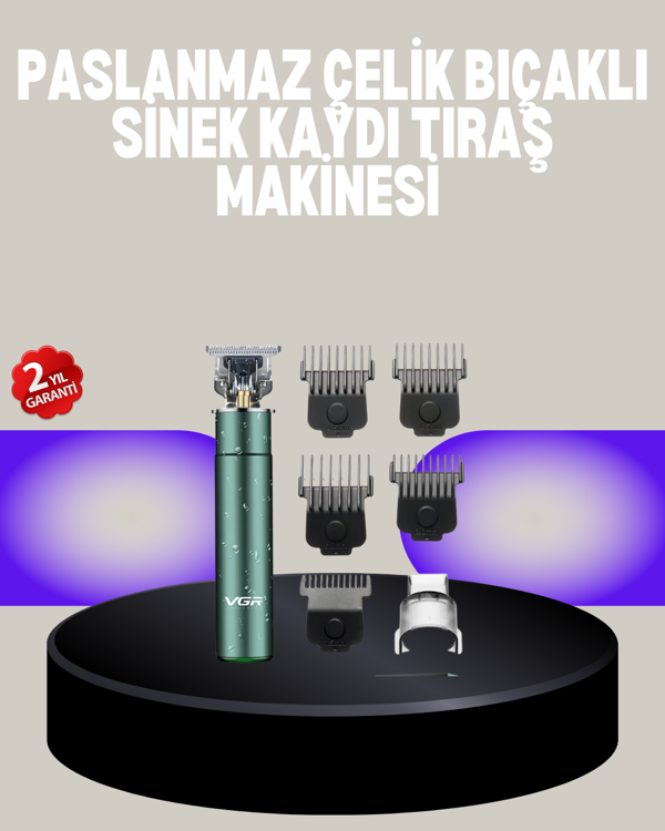 4 Limit Taraklı IPX5 Su Geçirmez Saç Kesme Makinesi - Image 1