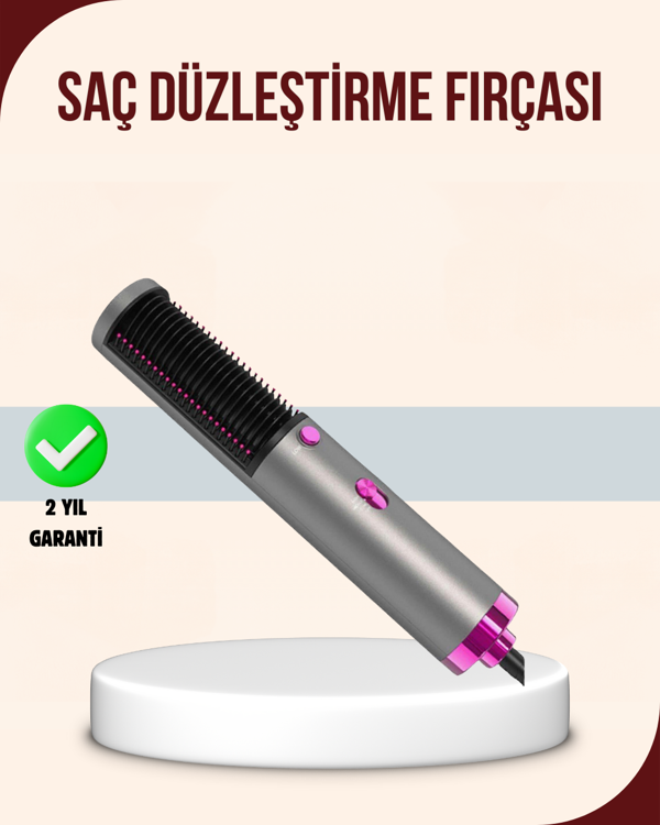 Profesyonel İyon Teknolojili Sıcak Hava Fırçası - Image 1