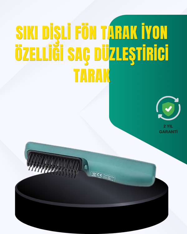 Taşınabilir Saç Düzleştirici Tarak – Termostat Kontrollü - Image 1