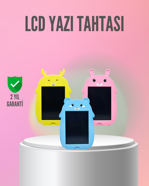 Kağıt Benzeri LCD Yazı Tableti | Tek Tuşla Silme ve Uzun Pil Ömrü - Image 1