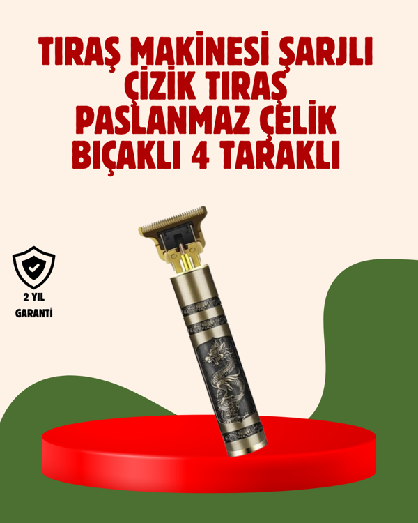 USB Şarjlı Kablosuz Saç Kesme Cihazı - Image 1
