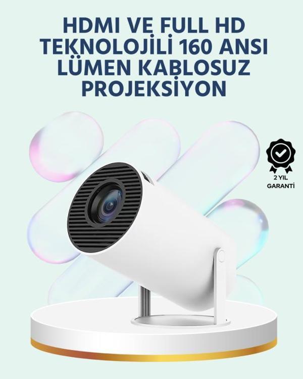 160 ANSI Lümen Parlaklığa Sahip Geniş Ekran Projeksiyon - Image 1