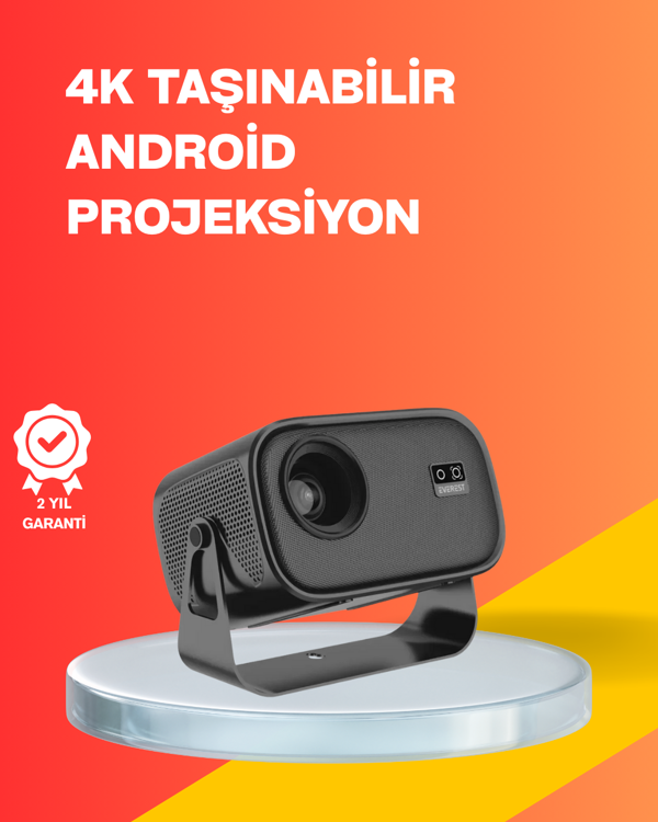 4000 Lümen Parlaklık Değerine Sahip Ev ve Ofis Projektör - Image 1