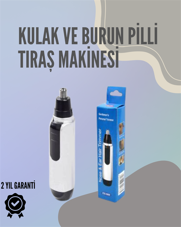 Hassas 3D Bıçaklı Kulak ve Burun Tıraş Makinesi - Image 1