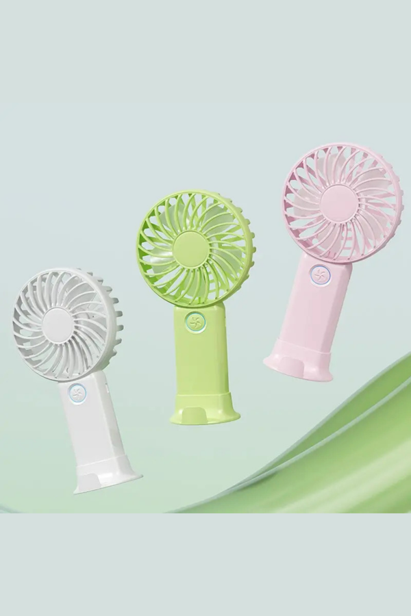 3 Hız Kademeli Şarjlı Sessiz El Vantilatörü Telefon Tutucu Özellikli El Masa Fanı - Image 1