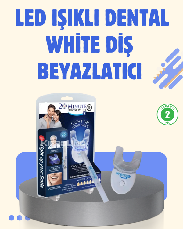 LED Işıklı Profesyonel Diş Beyazlatma Seti - Image 1