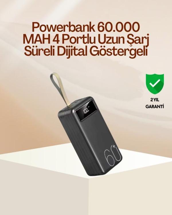 Tüm Cihazlara Uyumlu Çoklu Çıkışlı Powerbank - Image 1