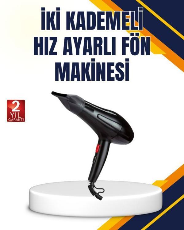 Soğuk Üfleme Özellikli 2200W Profesyonel Fön Makinesi - Image 1