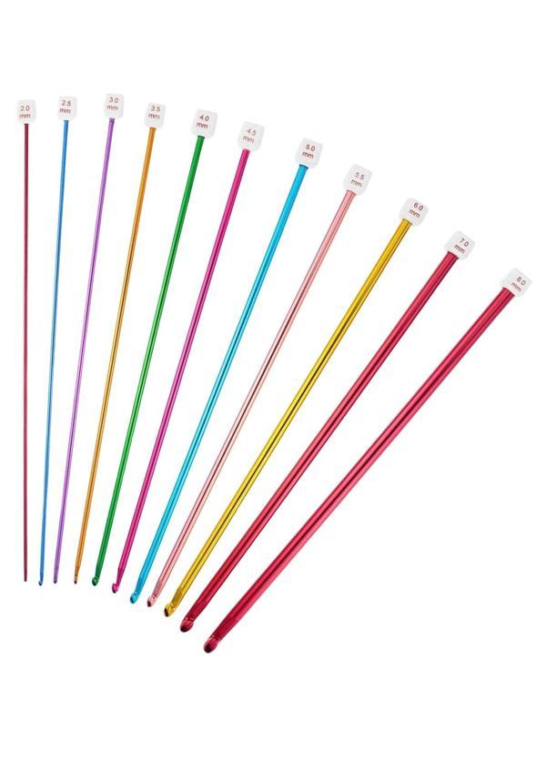 Örgü Tığ Metalize 25 cm  6 Numara - Image 1