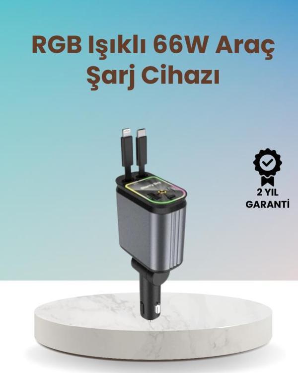 BMW, Mercedes, Audi, Volkswagen Araçlar için 4’ü 1 Arada Hızlı Şarj Cihazı - Image 1