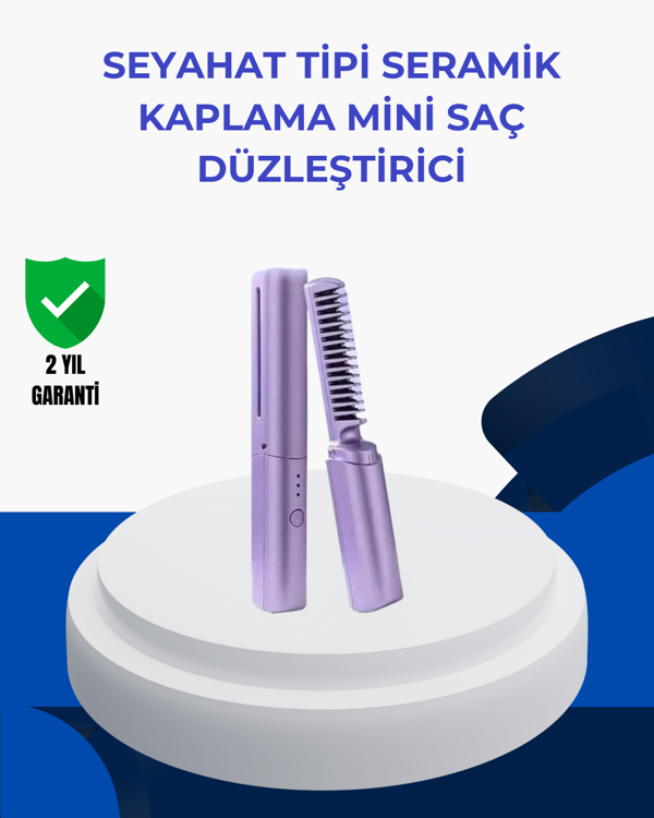 Taşınabilir Saç Düzleştirici Tarak – Ayarlanabilir Isı Kontrollü - Image 1