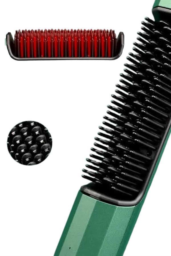 Üflemeli Saç Düzleştirici Fön Tarak Yüksek Isı Ayarlı İyon Özellikli - Image 1