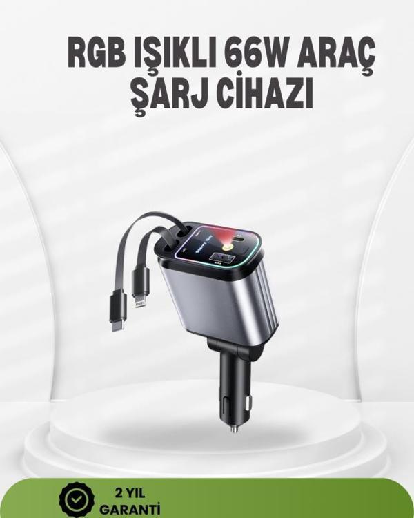 Ford, Opel, Volvo, Skoda Araçlar için 66W Çoklu Hızlı Şarj Cihazı - Image 1