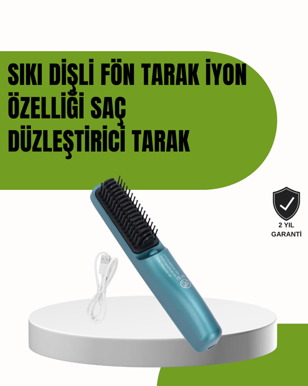 Negatif İyonlu Seramik Düzleştirici – Kablosuz Kullanım - Image 1