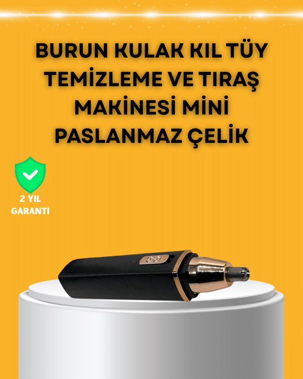 USB Şarjlı Sessiz Burun ve Kulak Kılı Temizleme Cihazı - Image 1