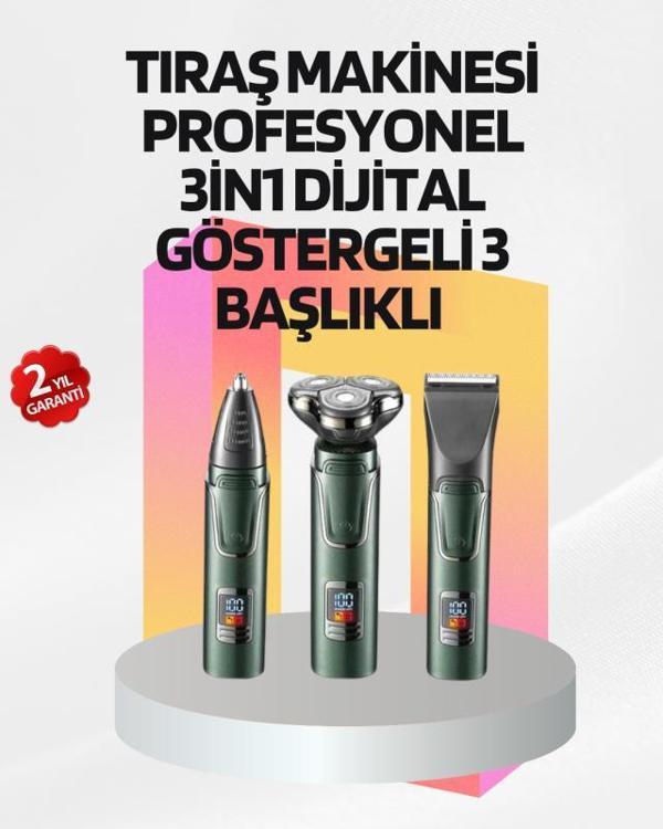 Kablosuz Şarjlı Çok Amaçlı Tıraş Makinesi - Image 1